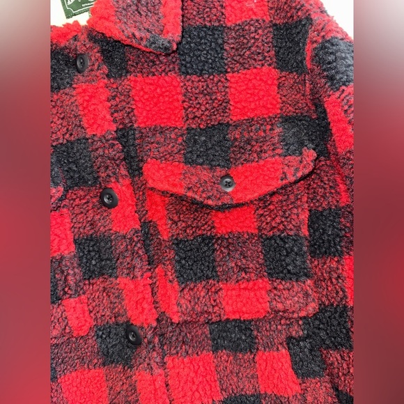 AE Plaid Sherpa Jacket - Picture 7 of 12